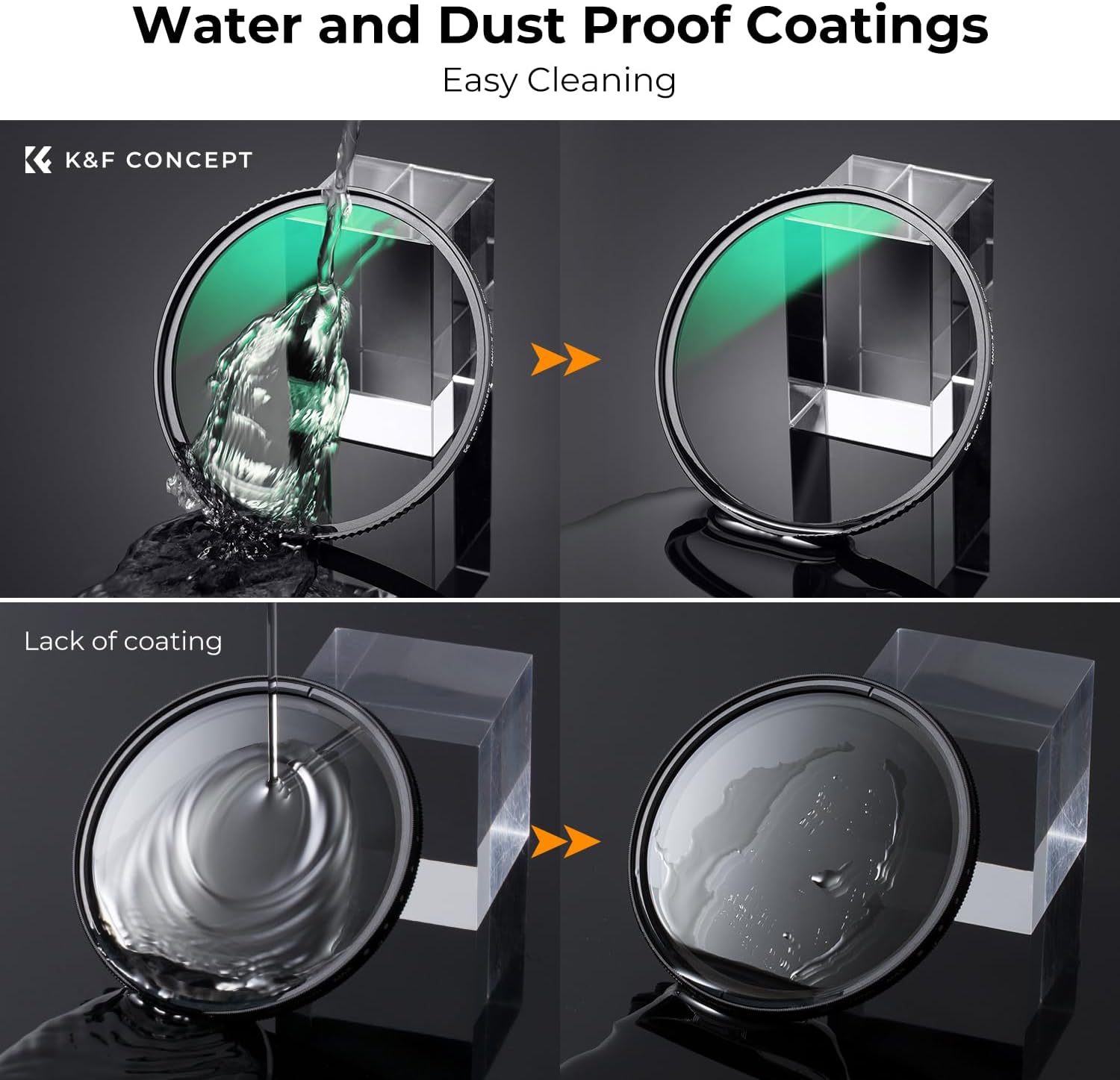 Thumbnail 6 de K&F CONCEPT 43mm UV Filter Ultra Low Reflection with Nano-28 Layer Coating