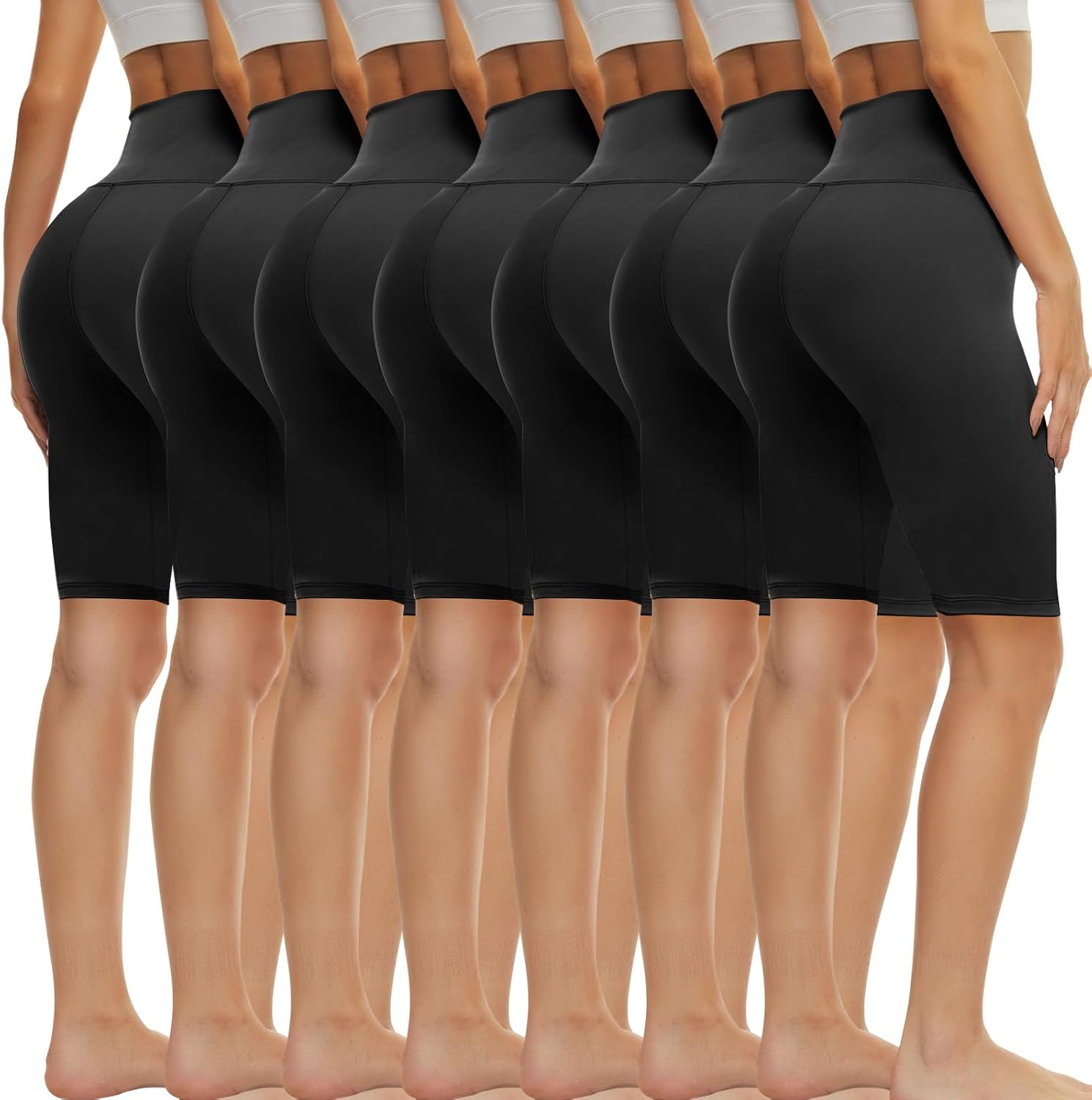 Thumbnail 6 de TNNZEET 7-Pack Biker Shorts 5'' High Waisted