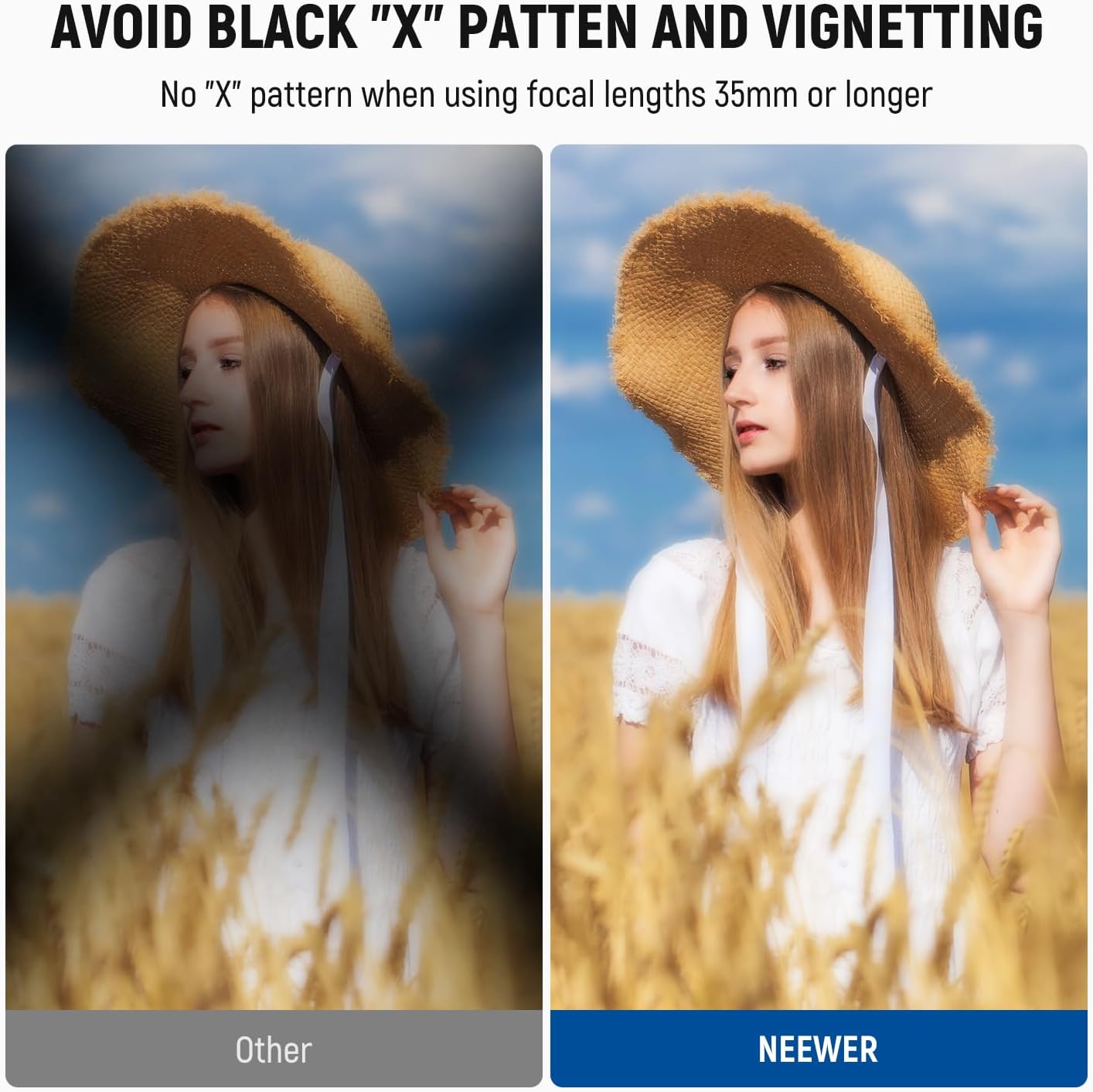 Thumbnail 6 de NEEWER 72mm 3-in-1 Variable ND Filter + CPL + Black Diffusion for Mist Cinematic Effect