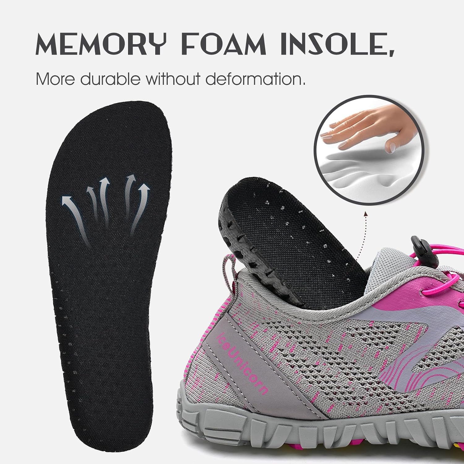 Thumbnail 4 de IceUnicorn Barfußschuhe Knit Traillaufschuhe