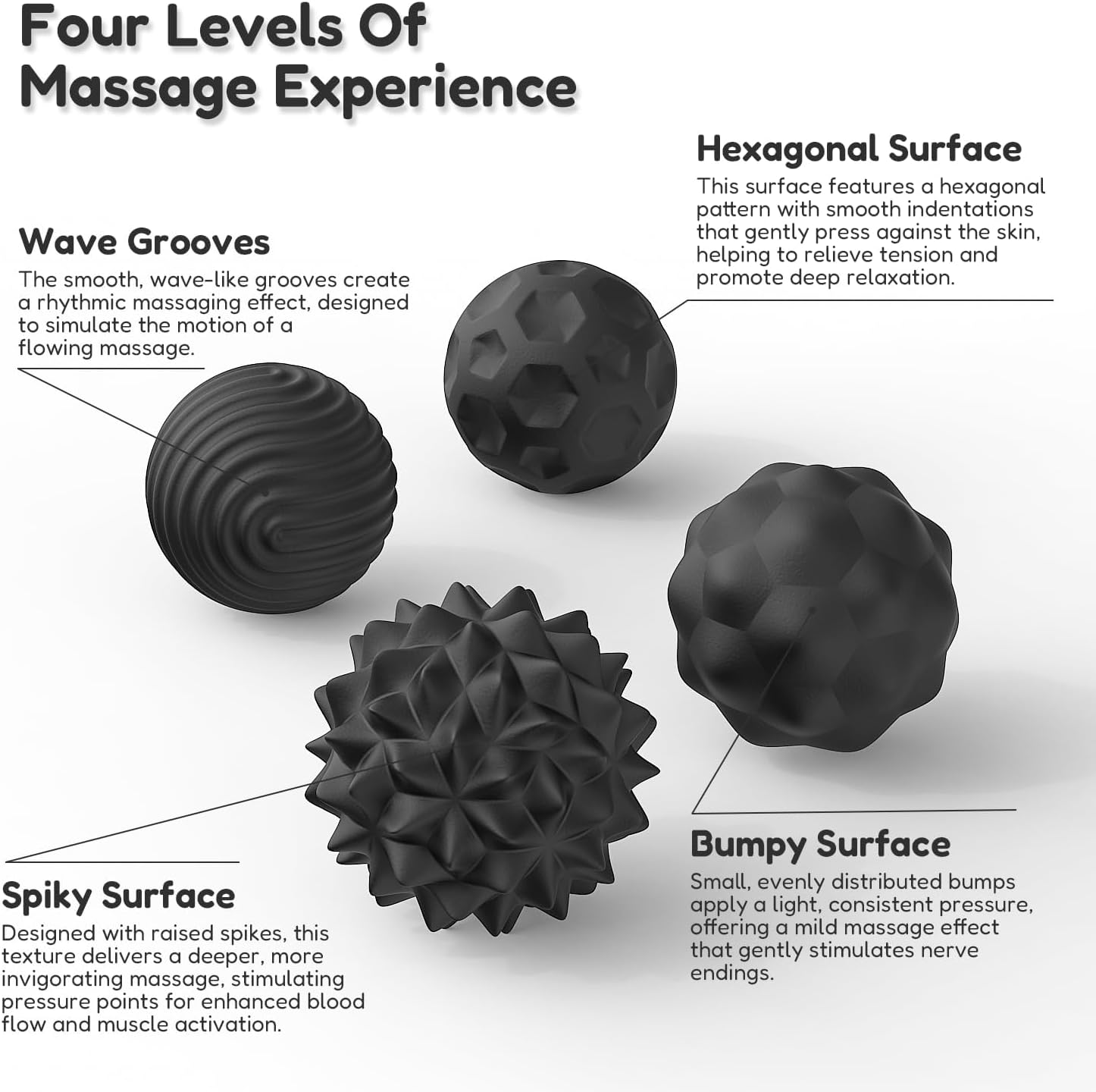 Detalle 2 de Bambebe 8PCS Silicone Magnetic Balls Fidget Toys – Calming, Textured Desk Gizmos