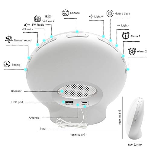 Thumbnail 6 de Bawoo Modelo estándar reloj despertador 20 niveles de brillo 📱