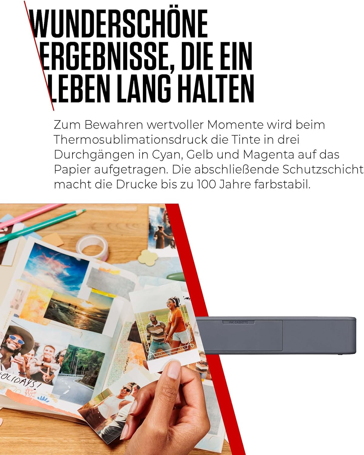 Thumbnail 6 de Canon SELPHY QX20 mobiler Fotodrucker – WLAN-Direktdruck vom Smartphone (Dunkelgrau, ohne Farband/Papier)