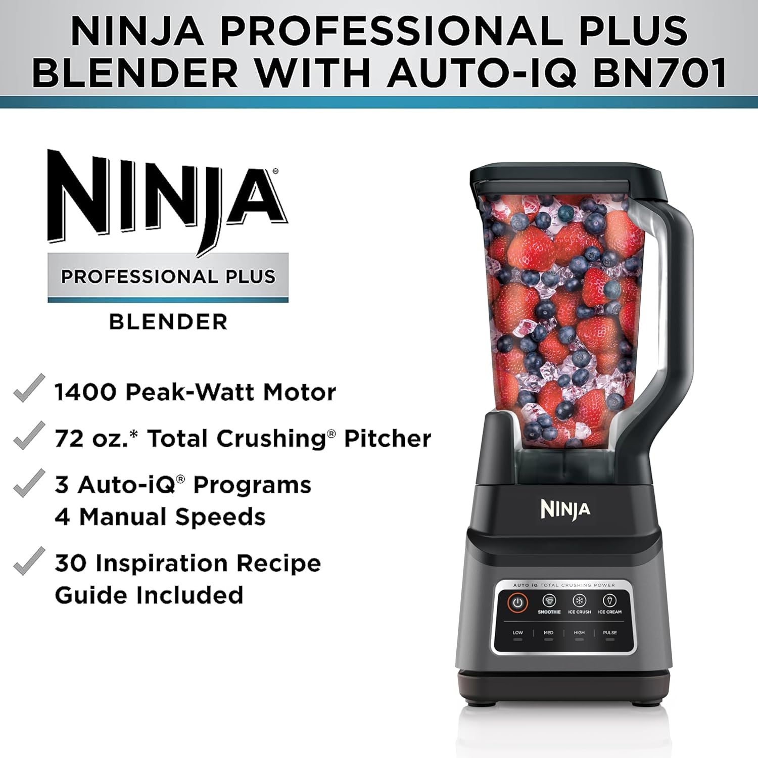 Thumbnail 5 de Ninja Professional Plus Blender 1400W
