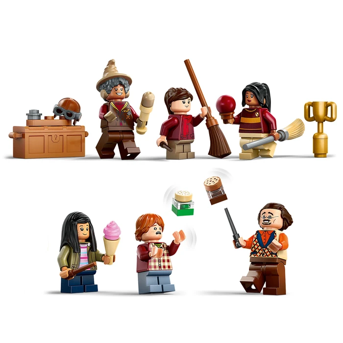 Detalle de LEGO Harry Potter 76452 Quidditch- und Fortescues Eissalon – Bausatz mit 795 Teilen