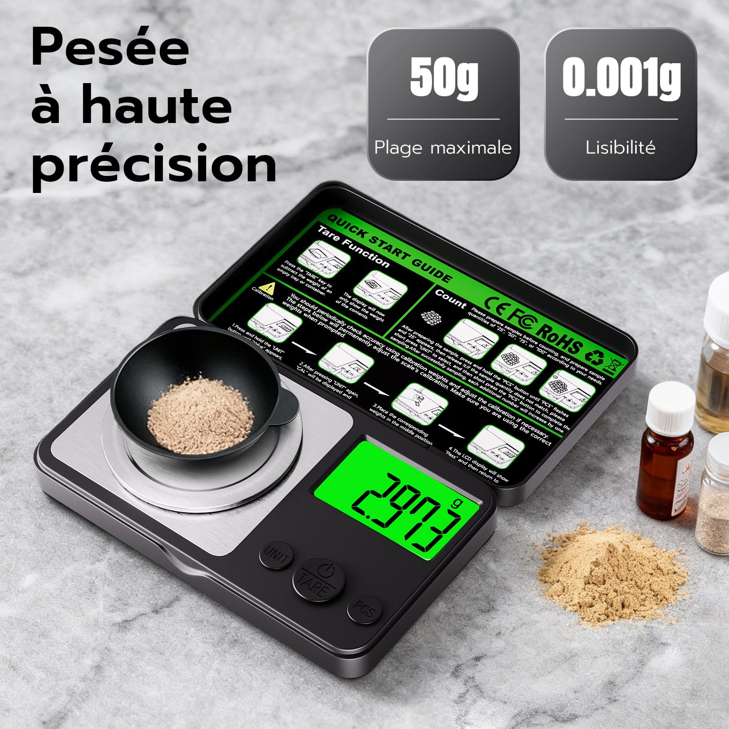 Thumbnail 2 de Wigearss Balance de précision 50 g