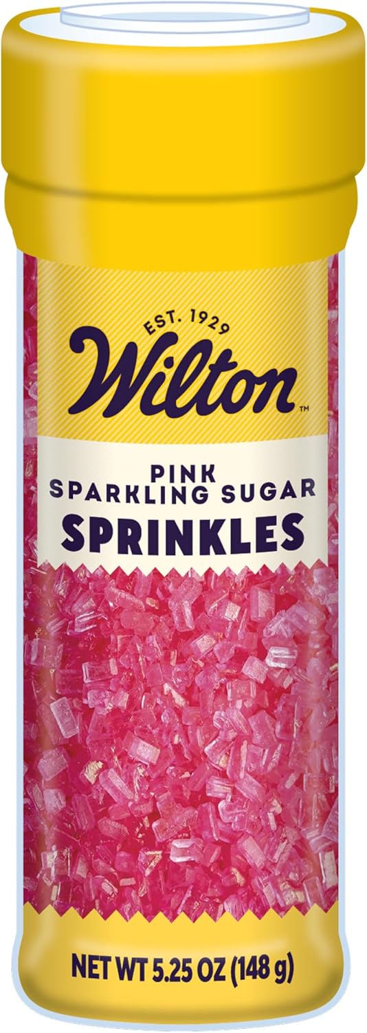 Detalle de Wilton Pink Sparkling Sugar 5.2 oz
