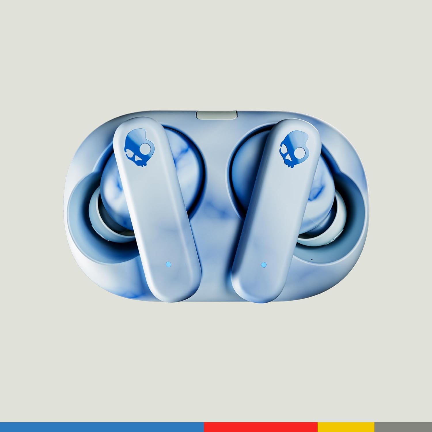 Thumbnail 2 de Skullcandy EcoBuds Sustainable Wireless Earbuds (Glacier) with battery-free charging case