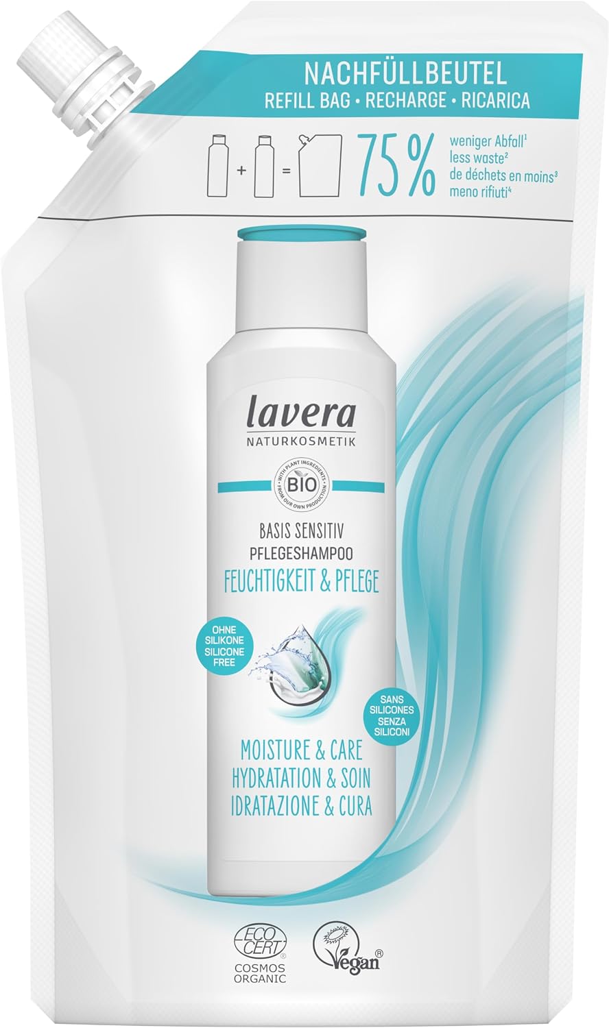 Detalle de Lavera Basis Sensitiv Shampoo 500 ml