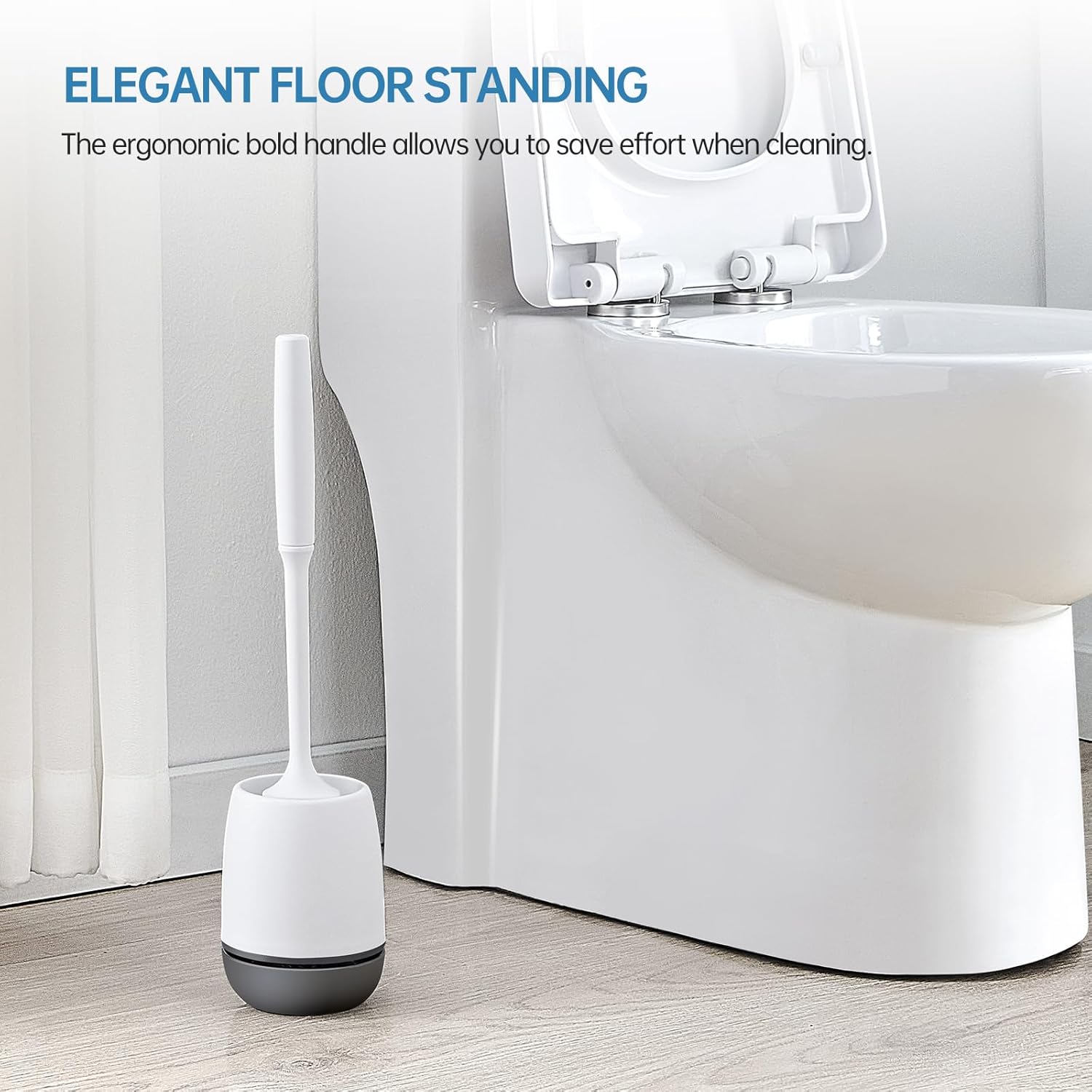 Thumbnail 5 de Toilet Brush Set with Holder Black Head
