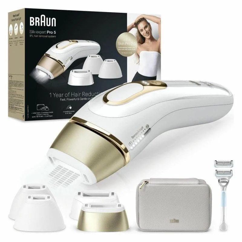 Detalle de Braun Silk-expert Pro PL5356 IPL: depiladora láser en casa para resultados progresivos