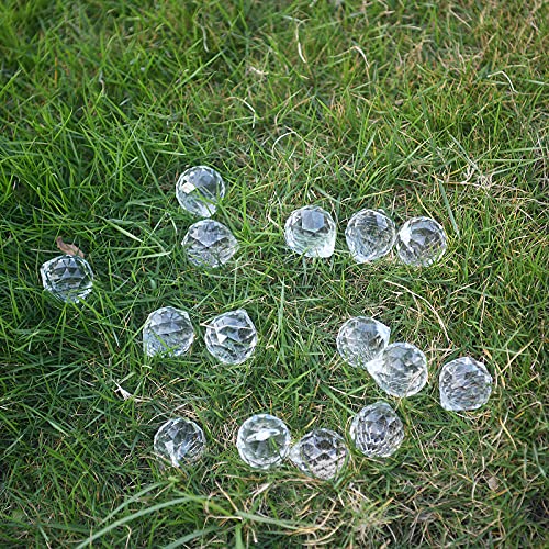 Thumbnail 4 de MerryNine 20Pack Kristallkugelprismen 20 mm – Regenbogen-Sonnenfänger aus K9 Kristall, Clear