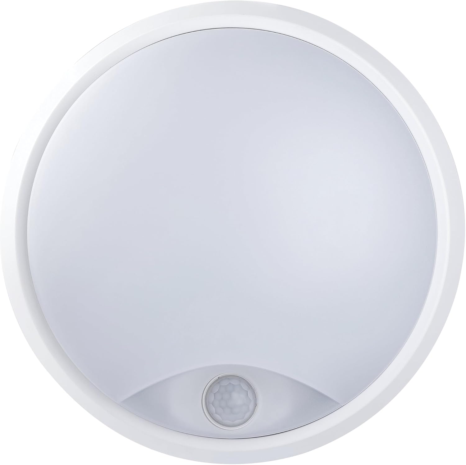 Thumbnail 5 de Luceco Eco Outdoor Round LED Bulkhead Light with PIR Motion Sensor (EBER10P40) — IP54, 10W, 700lm, 4000K