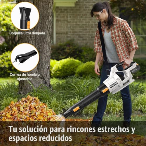 Thumbnail 6 de Soplador de Hojas a Batería KUZUPRO 21 V con 2 Baterías de 4,0 Ah