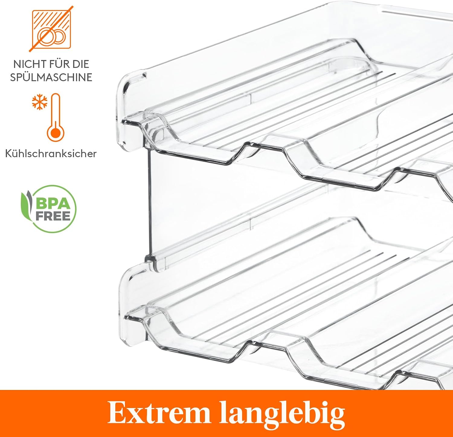 Detalle 2 de Lifewit Flaschenhalter Stapelbar 12 Flaschen
