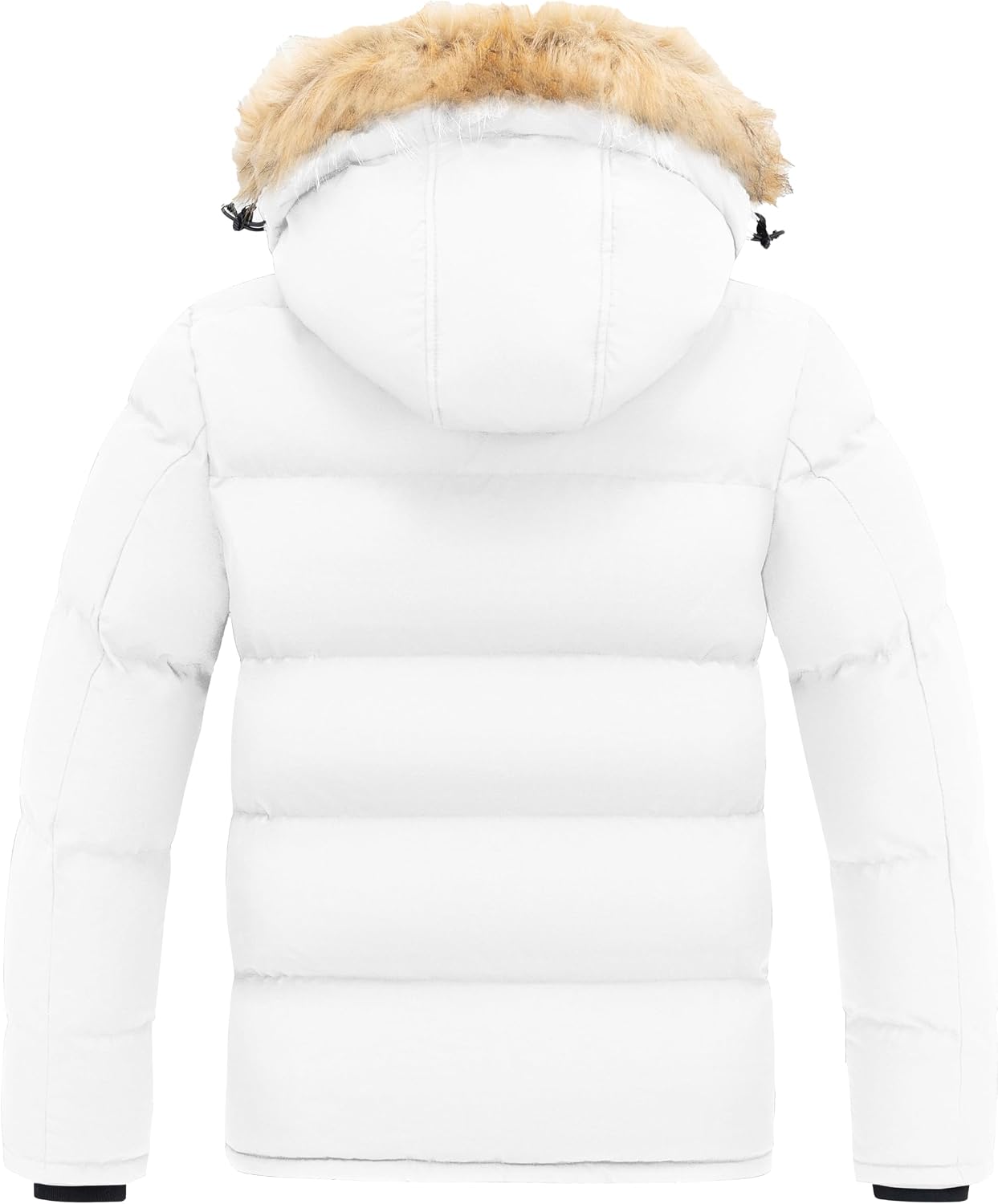 Detalle de Wantdo Men's Winter Puffer Jacket, 5000 mm Waterproof, Removable Hood