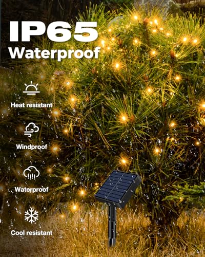 Detalle de bitjam Solar-Lichterkette Outdoor, 7 m mit 50 LEDs – wetterfest & IP65