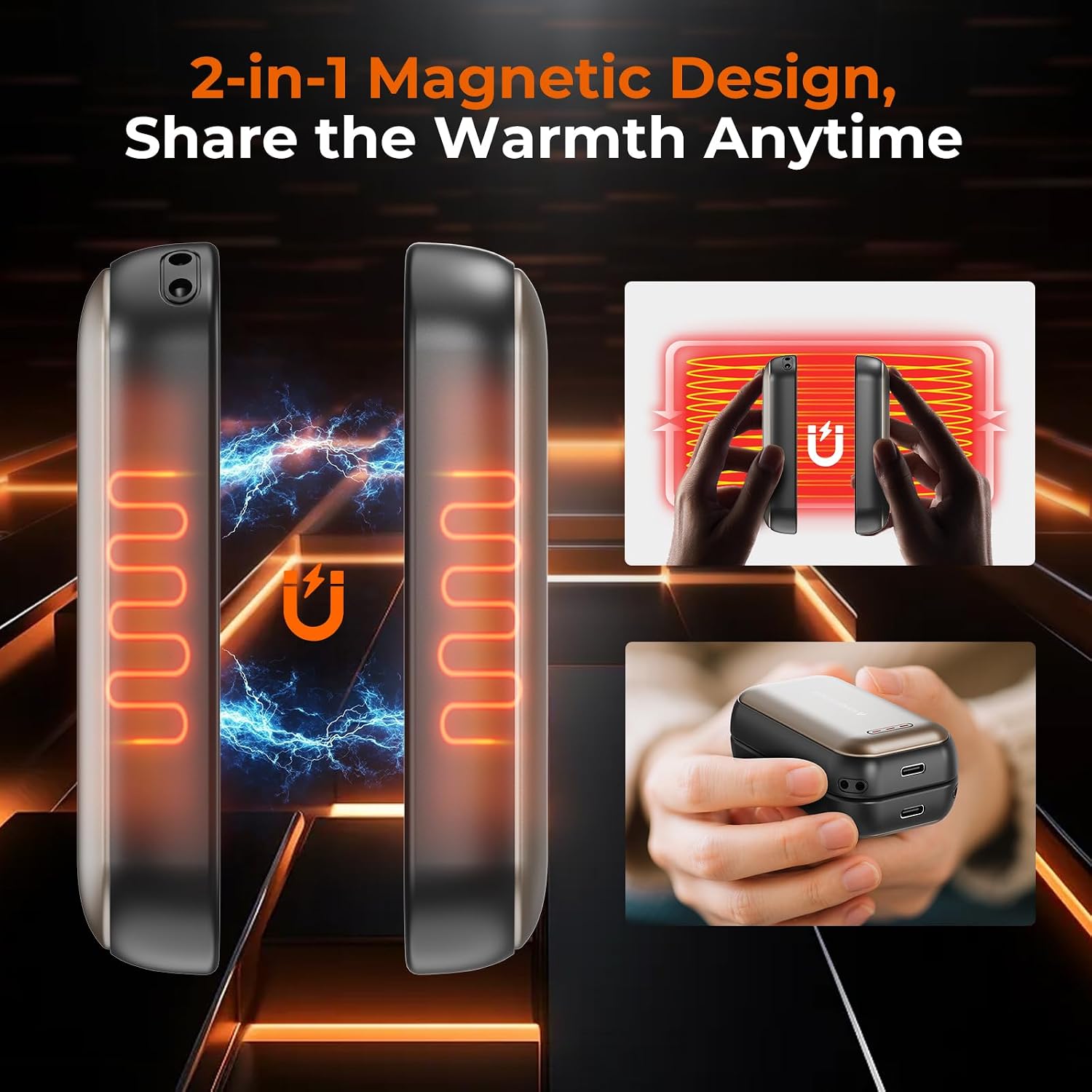 Detalle de Fitabok Hand Warmers 6000mAh Rechargeable Pack