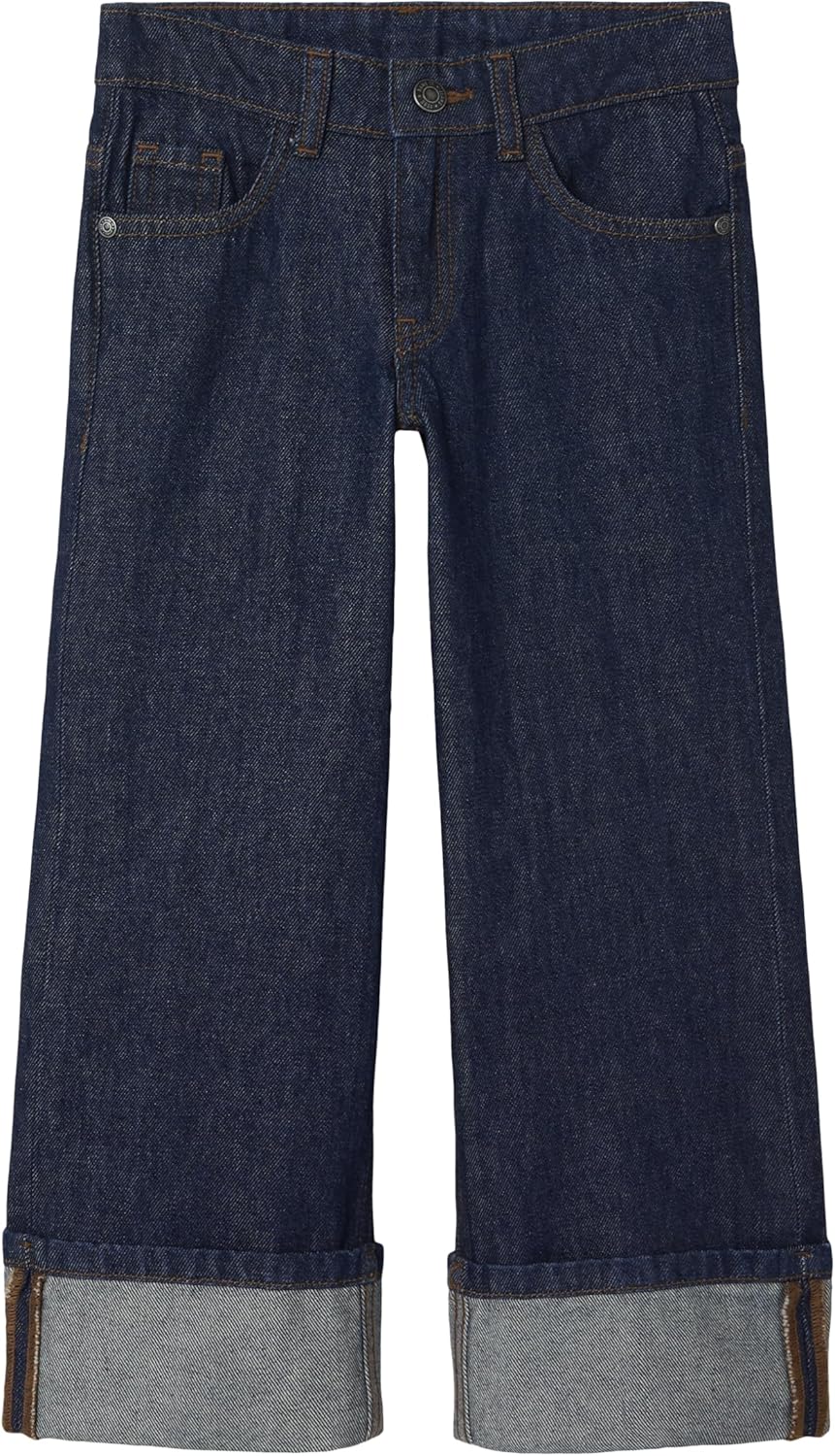 Detalle de NAME IT Nkfrose Wide Jeans 4795-Ac J Fille – Jean enfant polyvalent et confortable