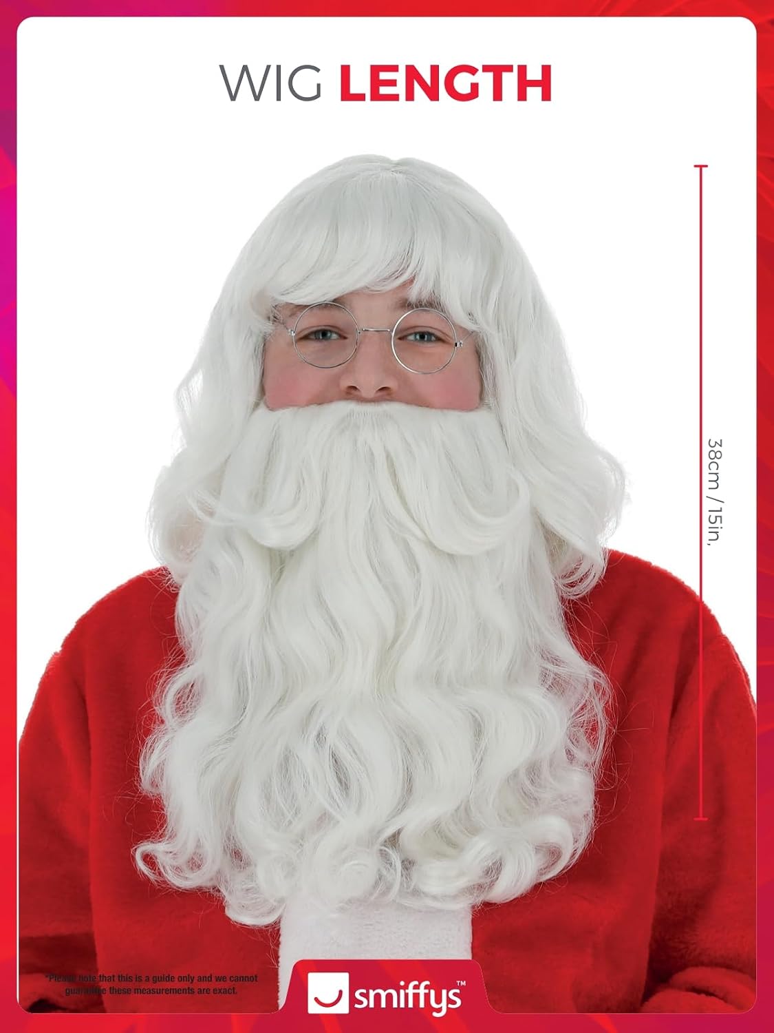 Thumbnail 4 de Smiffys Kit accessoires Père Noël 38 cm 🎭
