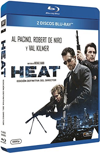 Detalle de Heat (1995) de Michael Mann — Blu-ray + extras (Divisa Films)