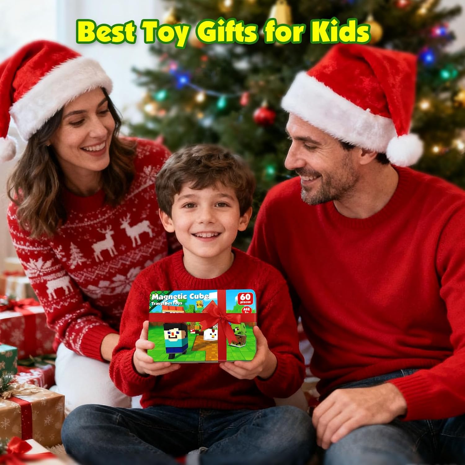 Thumbnail 6 de Magnetic Building Blocks, 60 Pieces