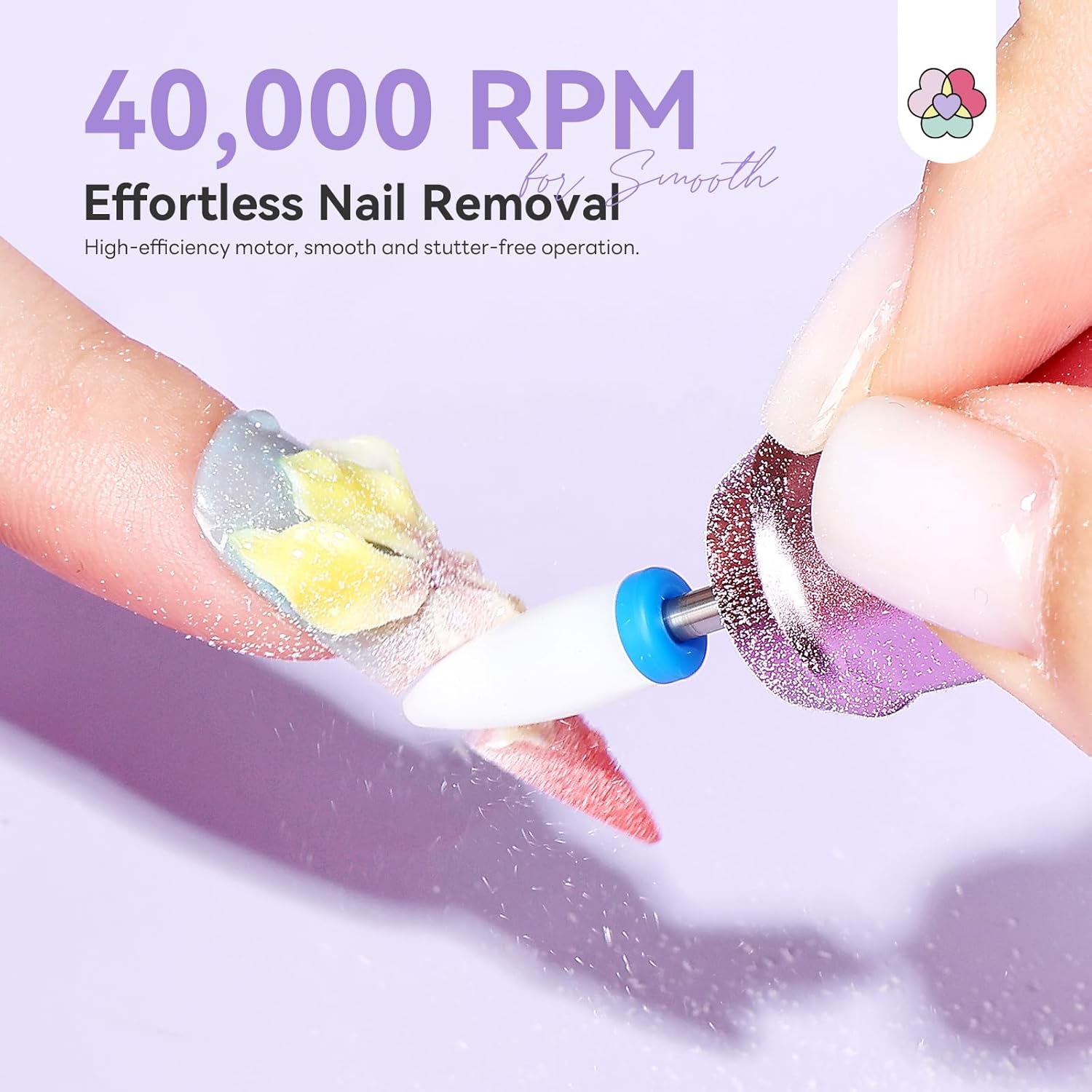 Thumbnail 2 de SAVILAND 2026 Nail Drill Professional (40,000RPM) Electric Nail File Kit for Acrylic, Gel & Extensions