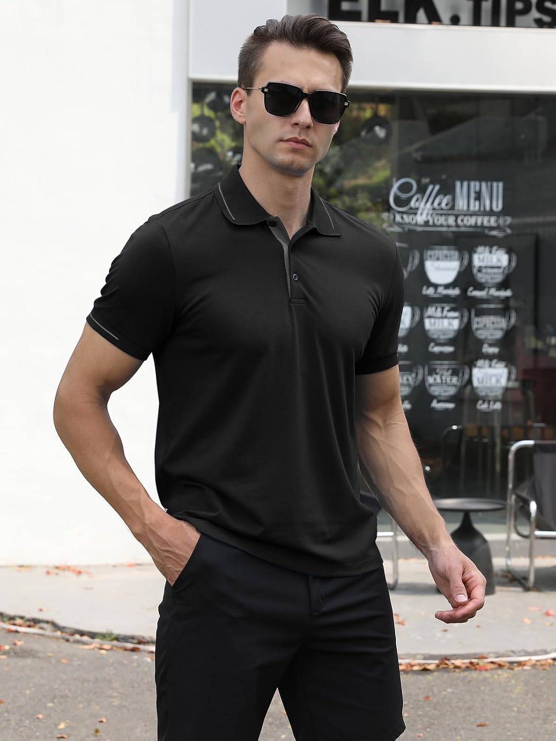 Detalle 2 de Comilaka Polo de manga corta para hombre
