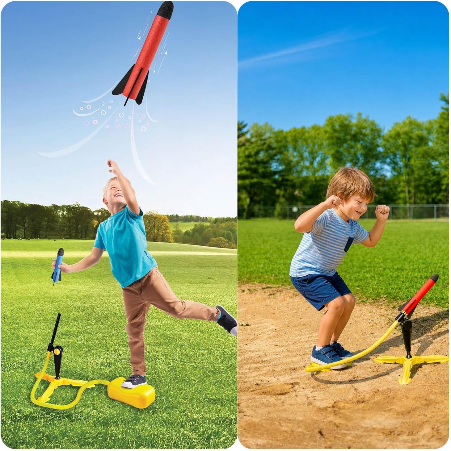 Thumbnail 6 de Rocket Launcher for Kids: Outdoor Foam Rocket Set for Ages 4–8