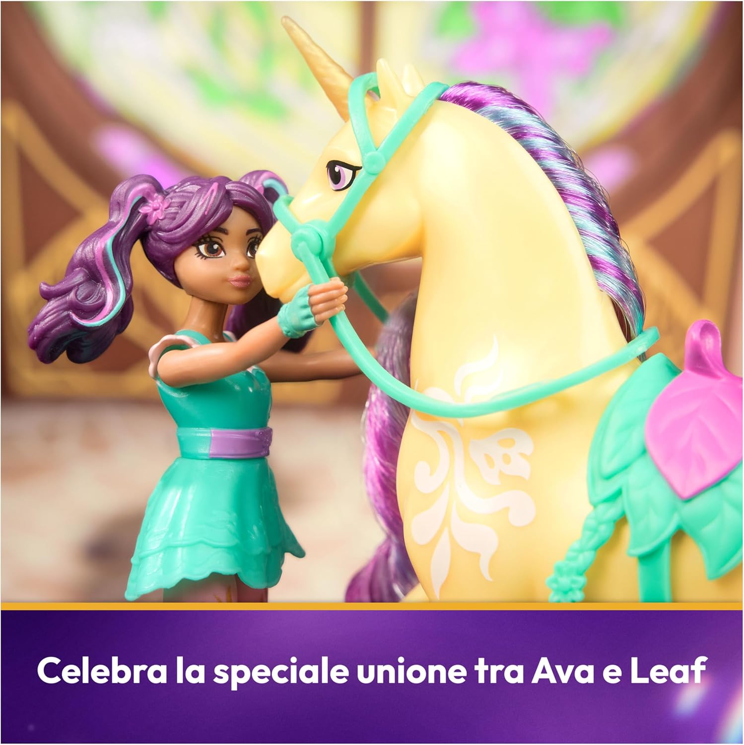 Thumbnail 3 de Set Unicorn Academy Ava & Leaf: bambola snodabile con unicorno e accessori per l’equitazione