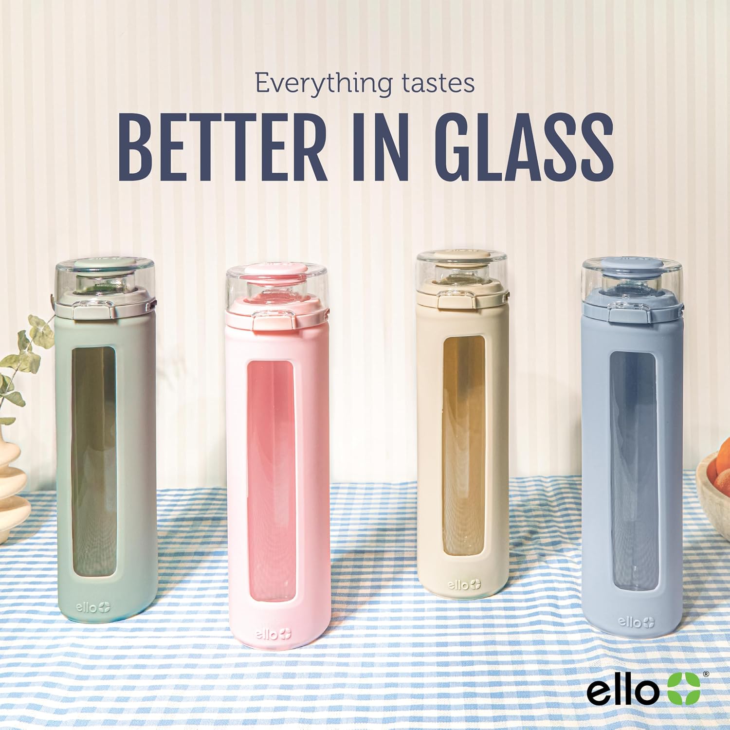Thumbnail 5 de Ello Syndicate 20oz Glass Water Bottle