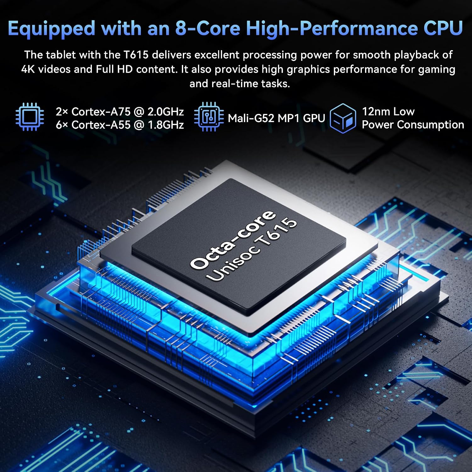 Thumbnail 3 de Tablet 2026 Android 16 with Gemini AI 3.1 – 11" FHD, 24GB RAM, Keyboard & Mouse