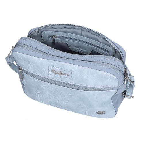 Detalle 2 de Pepe Jeans Jana Bandolera Azul 24×16×9 cm