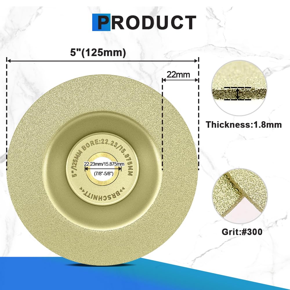 Detalle de BRSCHNITT Diamond Grinding Cup Wheel 125 mm