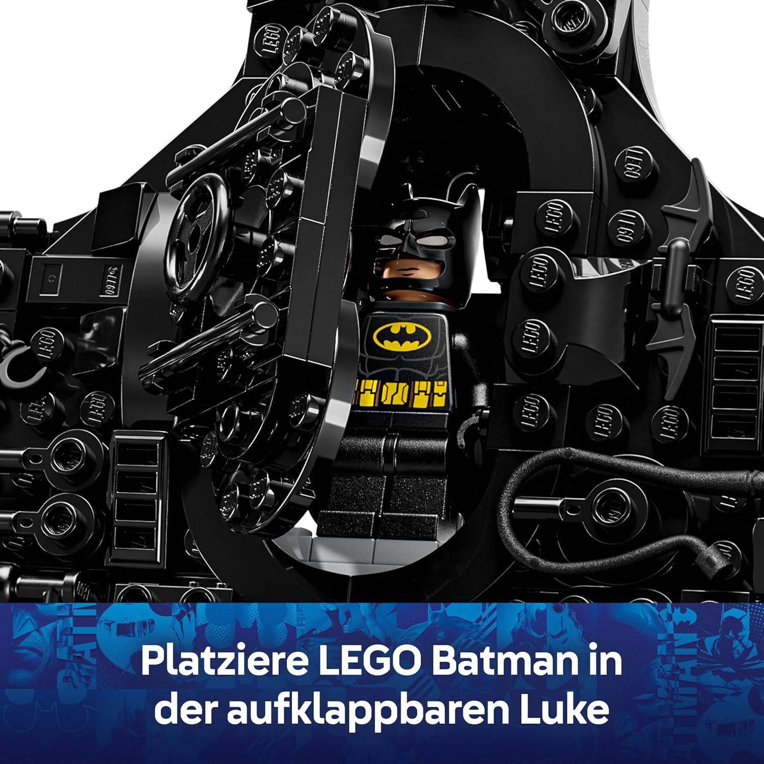 Thumbnail 3 de LEGO DC Batman: Batman Logo 76330 – Kreatives Display-Set mit Minifiguren