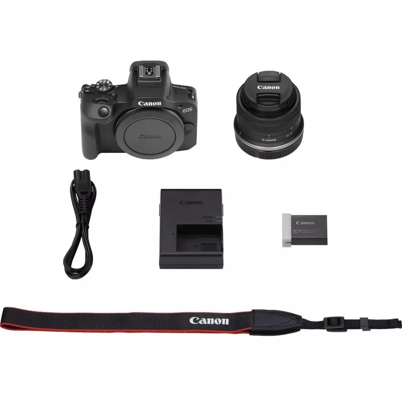 Detalle de Canon EOS R100 24,1 MP con RF‑S 18-45 mm