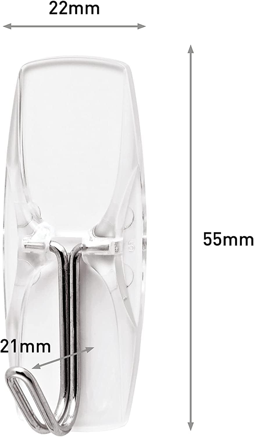 Detalle 2 de Command Crochets transparents 900 g đȘ