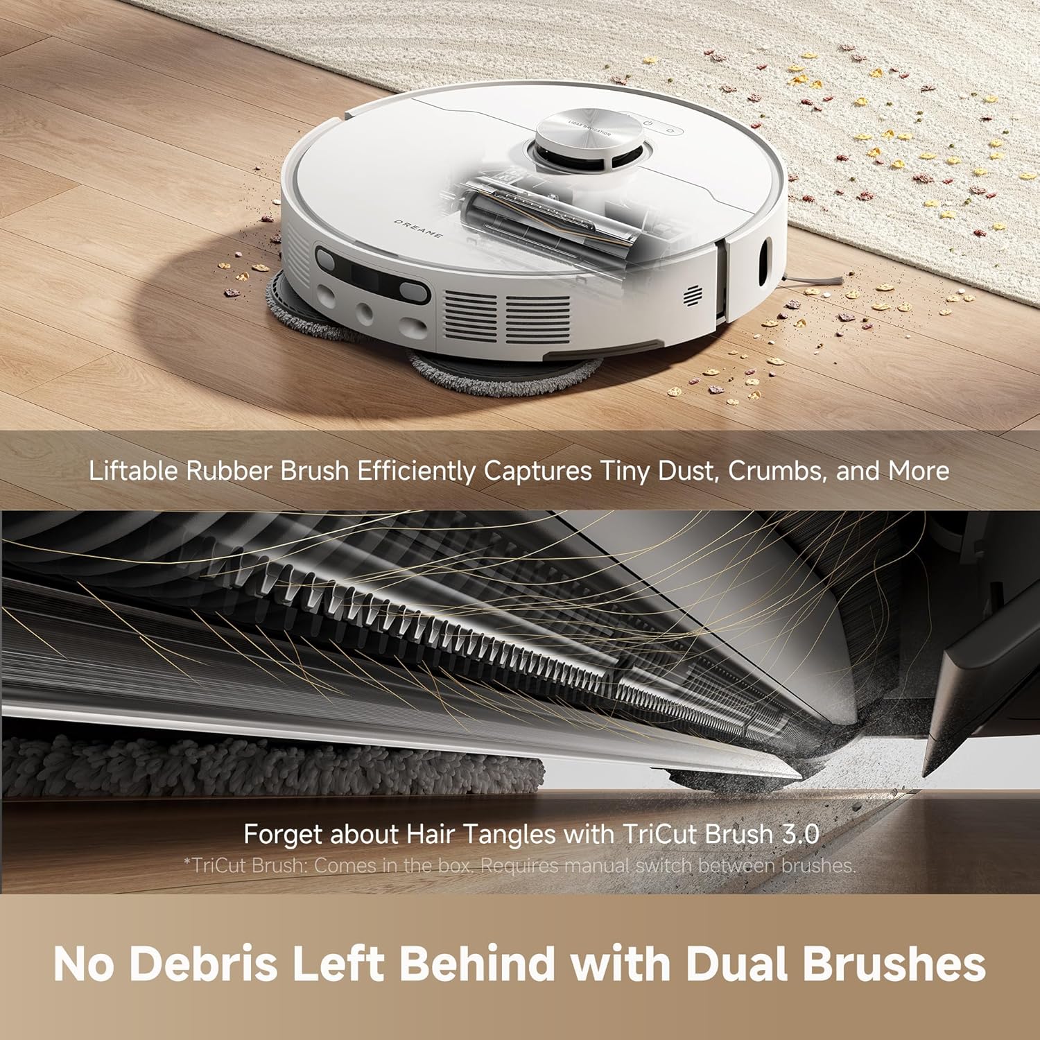 Detalle de DREAME L40s Ultra 19,000Pa Robot Vacuum