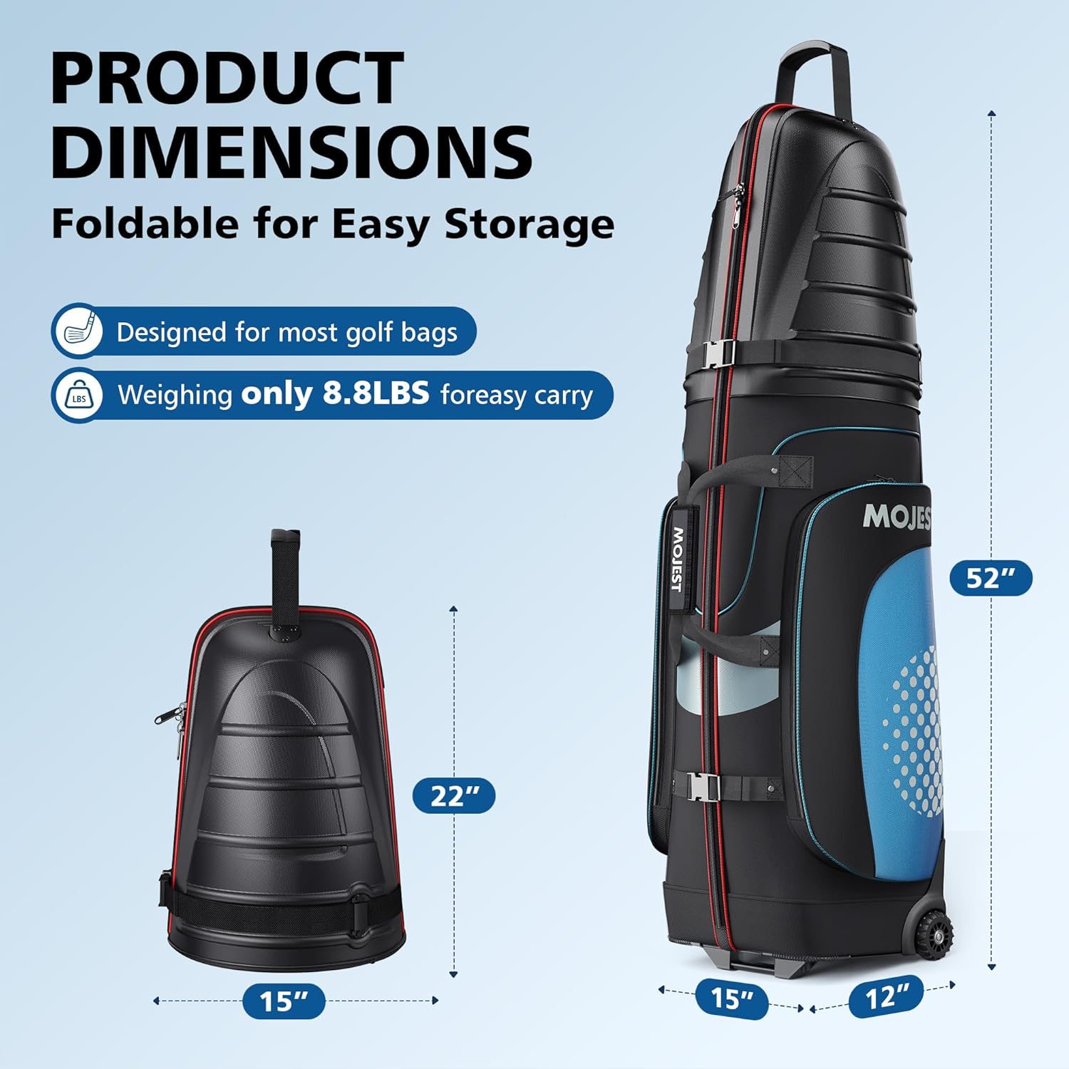 Thumbnail 6 de Golf Travel Bag with Wheels 52