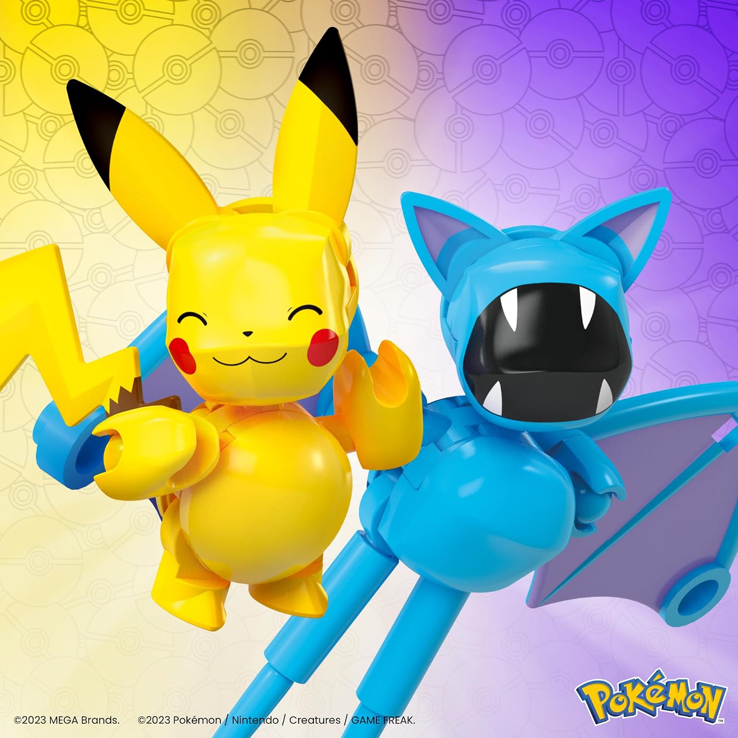 Thumbnail 4 de Mega Pokémon HXP12: Conjunto de construcción Pikachu y Zubat