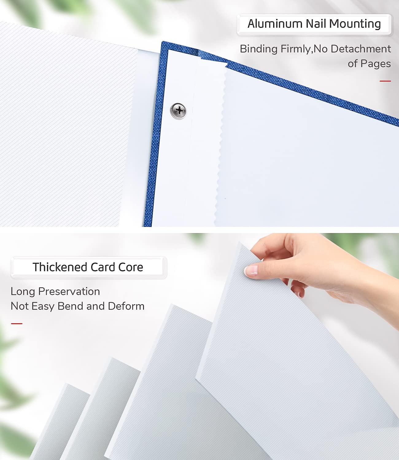 Thumbnail 6 de Artfeel Artfeel-1 Self-Adhesive Photo Album, 60 Pages, Dark Blue Linen Cover