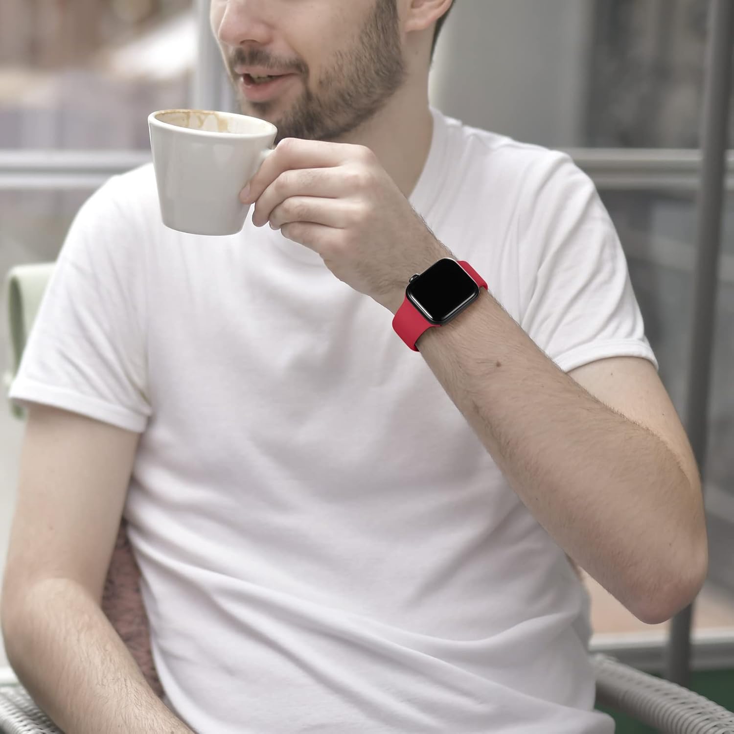Thumbnail 4 de CeMiKa Apple Watch silicone sport band 41mm