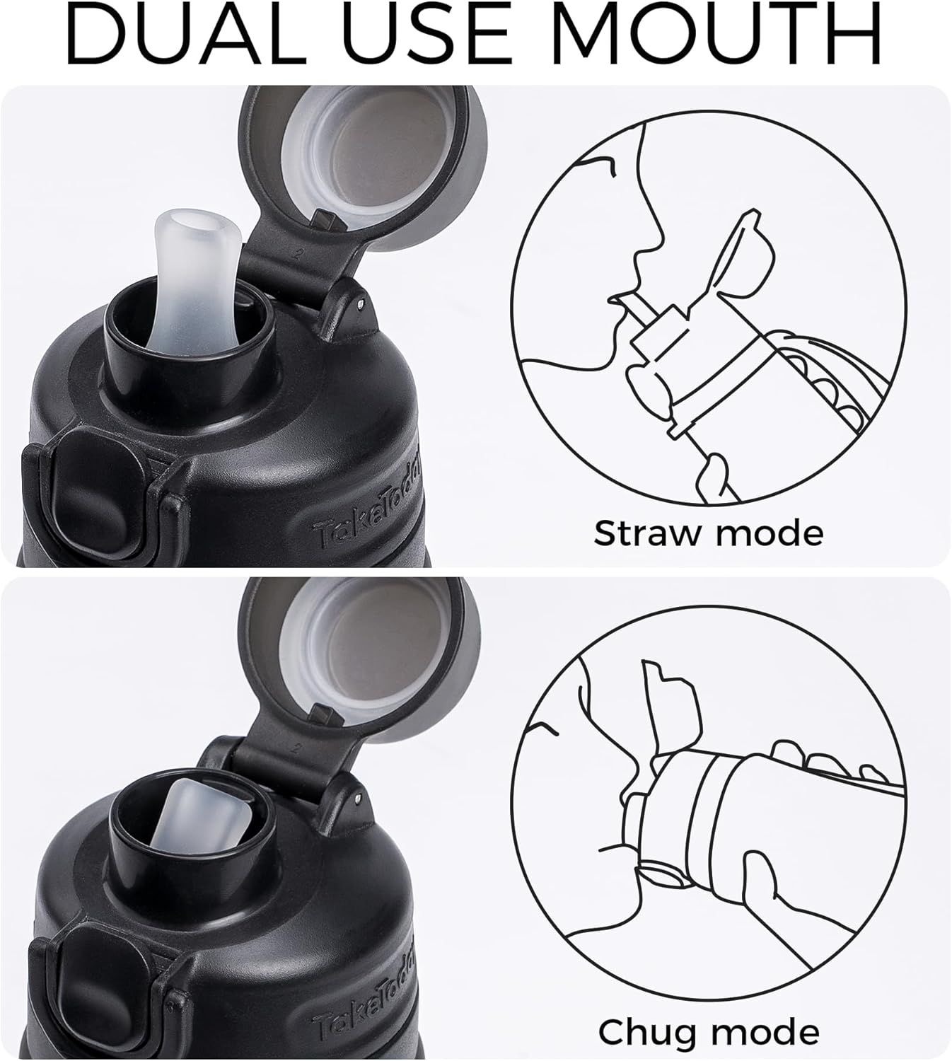 Detalle 2 de TakeToday Collapsible Water Bottle 20oz