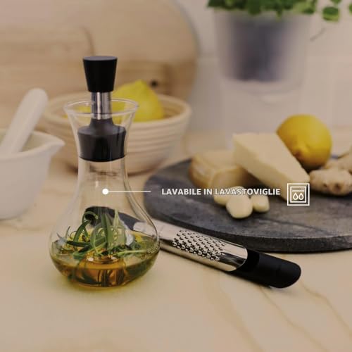 Thumbnail 9 de Eva Solo 567680 Oliera/Acetiera Dressing-Shaker 0,25 L con beccuccio anti-goccia, trasparente/nero