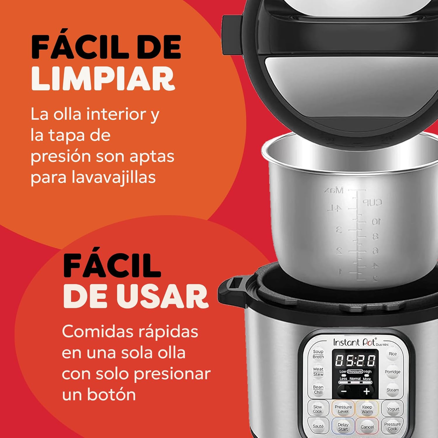 Thumbnail 6 de Instant Pot Duo 7 en 1 🥘 Olla Multifuncional 3L Acero