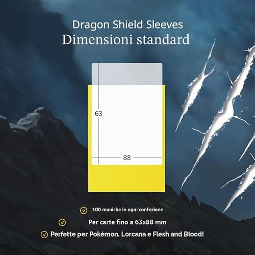 Detalle de Dragon Shield AT-15064-100 Standard Size Matte Dual Sleeves – Special Edition cobalt/silver