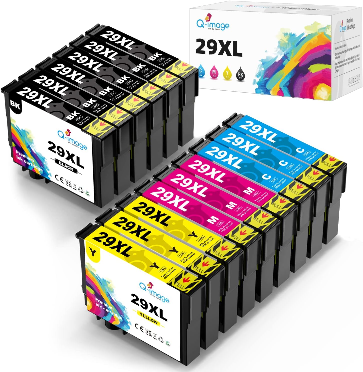 Q-image 29 XL cartucce inchiostro compatibili per Epson 15 pezzi 🖨