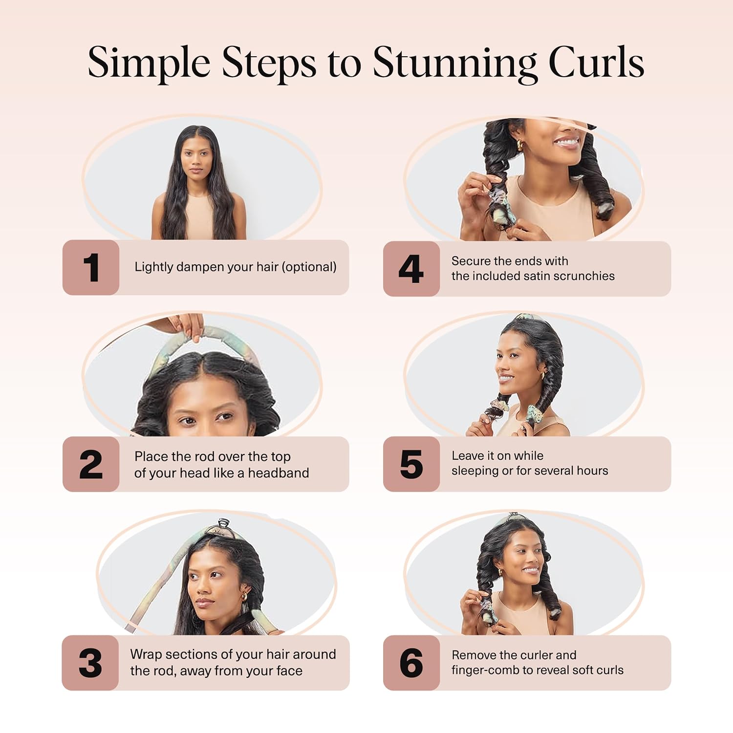 Thumbnail 6 de Kitsch Satin Heatless Curling Set 34" ๐โ
