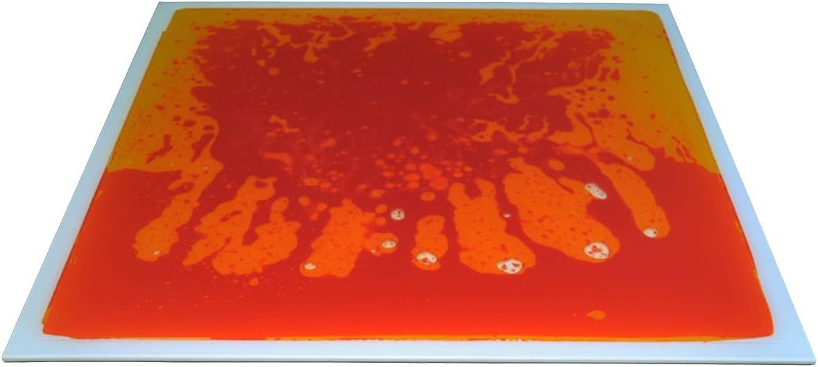 Thumbnail 2 de Art3d Liquid Encased Fancy Floor Tile (1 Pack) for Kids Rooms, 12" x 12" Yellow-Red