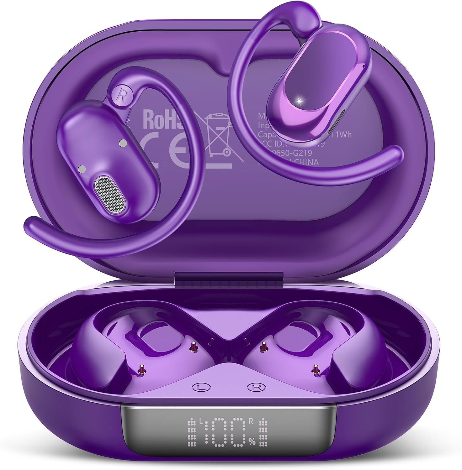 Thumbnail 6 de Open Ear Headphones with Bone Conduction (G219) – IPX7, 36H Playtime, ENC Mics